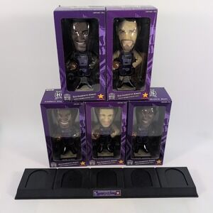 Complete Set of 5 Sacramento Kings Bobble Heads Carls JR Collectible 2003 Stand‎